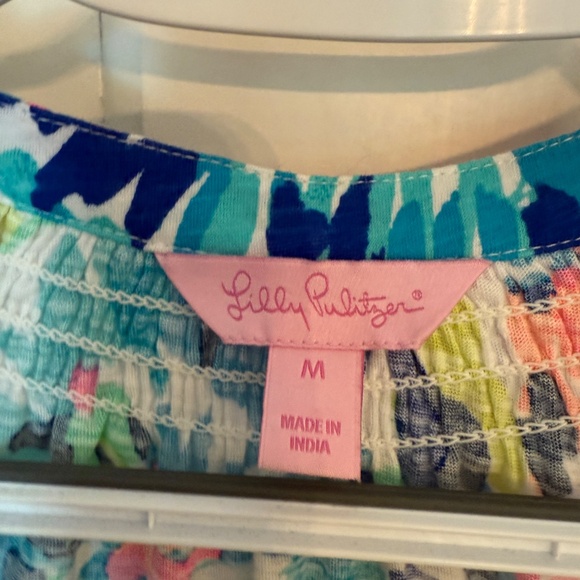 Lilly Pulitzer Essie Top in dive in 45755 - Picture 8 of 13